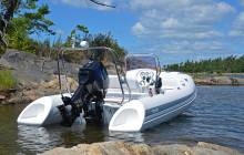 location de bateau sans permis pour balade en mer en famille à la londe